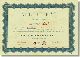 Zertifikat Yager-Therapie - 2ter Kurs