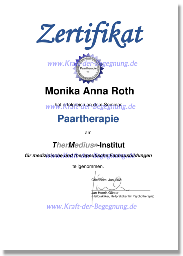 Zertifikat Paartherapie (TMI)